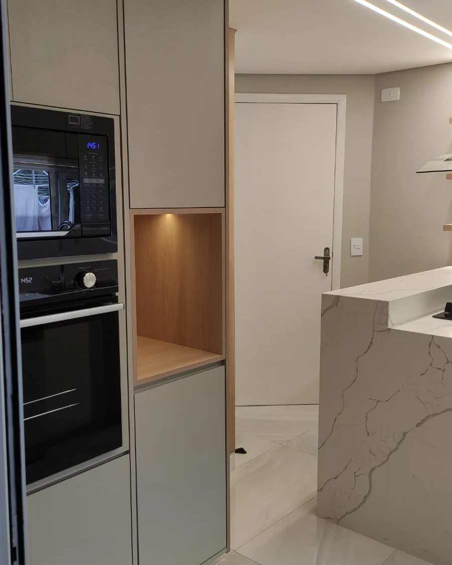 Detalhe de cozinha planejada